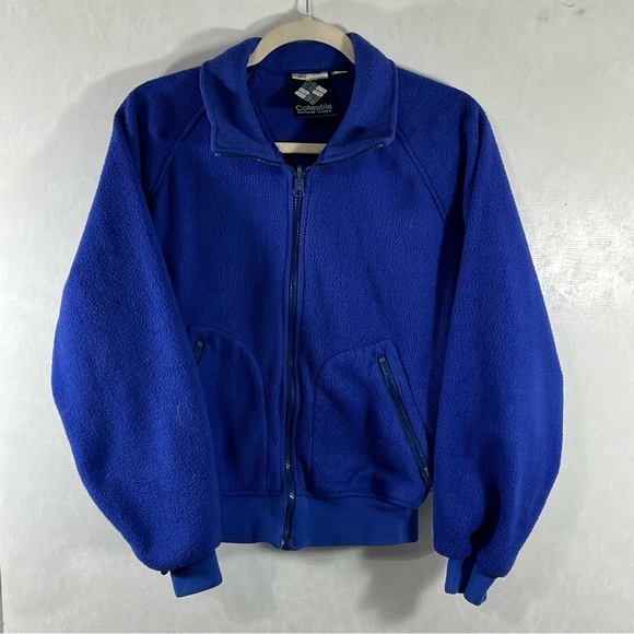 Columbia Women’s Size M Royal Blue Utility Jacket Ling Sleeve Radial Sleeves - Picture 1 of 4